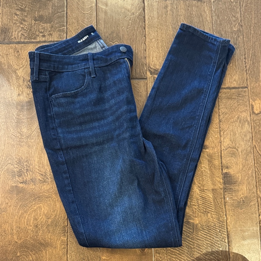 Women’s Size 12 Tall LIKE New High Rise WOW Super Skinny Blue Jeans